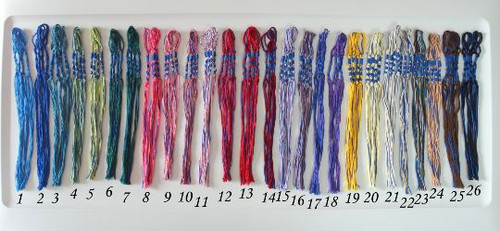 Tzit colorful braided - tzit,