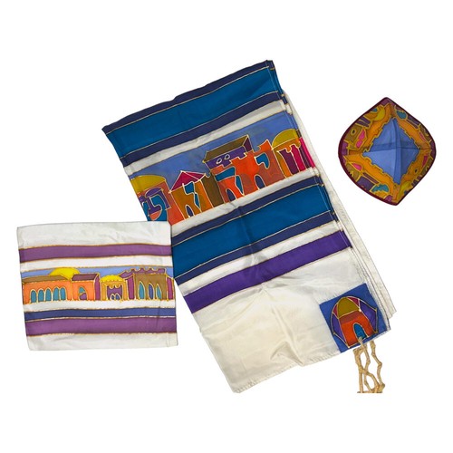 New emanuel silk tallit talis - new,
